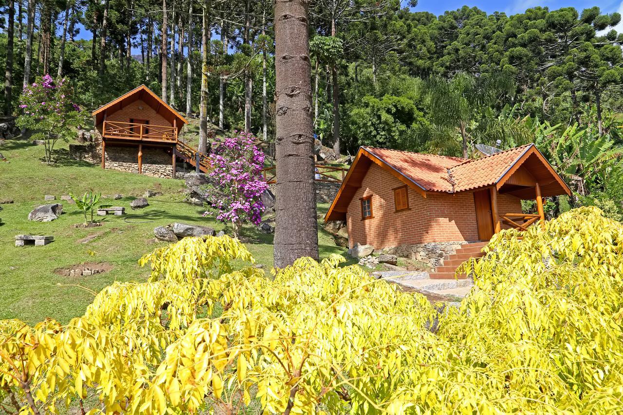 Вилла Chales Araucaria E Manaca Сан-Бенту-ду-Сапукаи Экстерьер фото